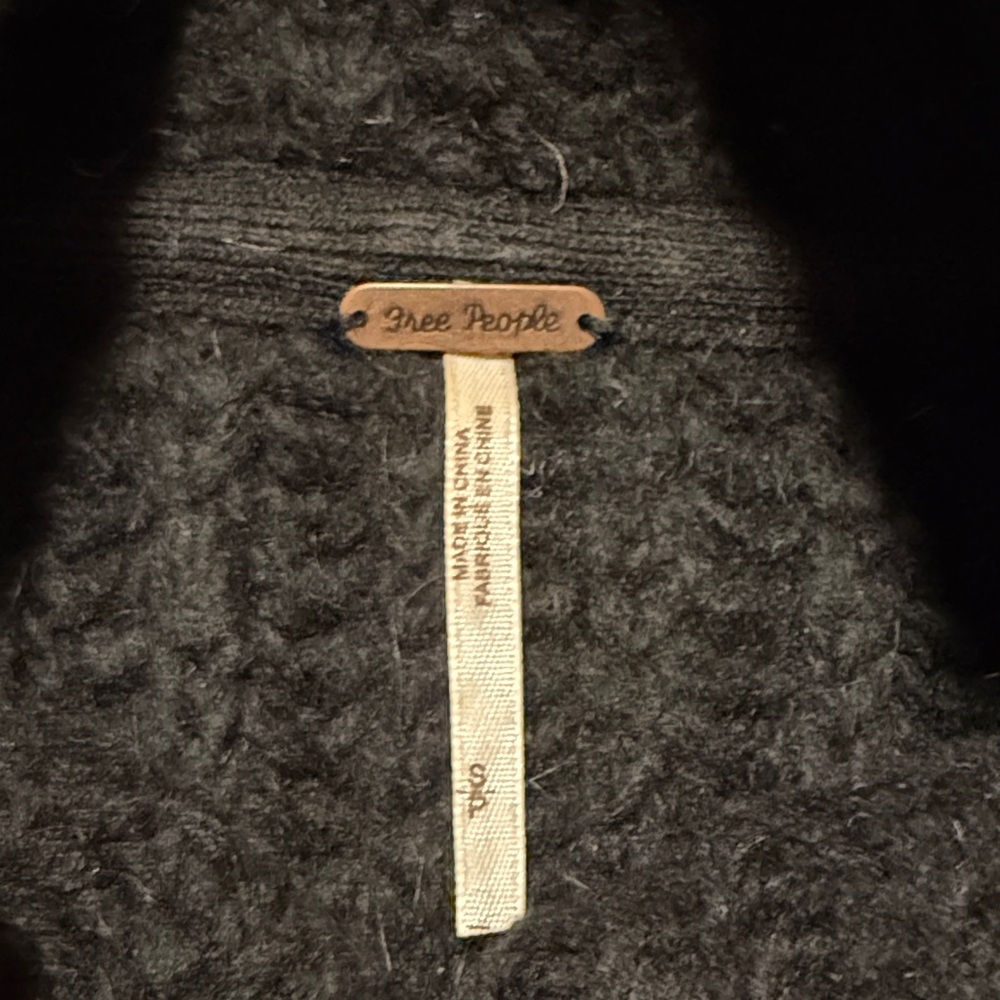 Free People Midnight Black Turtleneck Sweater- SIZE SMALL! - Picture 3 of 5